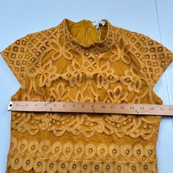 Baltic Born Yellow Lace Midi Dress - Picture 10 of 13